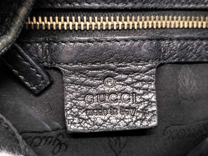 GUCCI Jackie New Jackie Tassel Bamboo Shoulder Bag 219725 Black Shoulder Bag