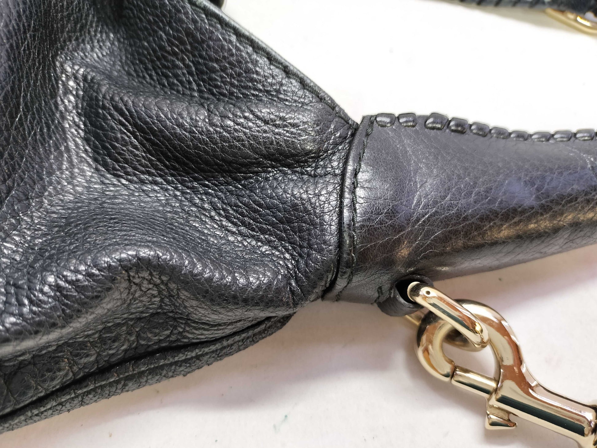 GUCCI Jackie New Jackie Tassel Bamboo Shoulder Bag 219725 Black Shoulder Bag