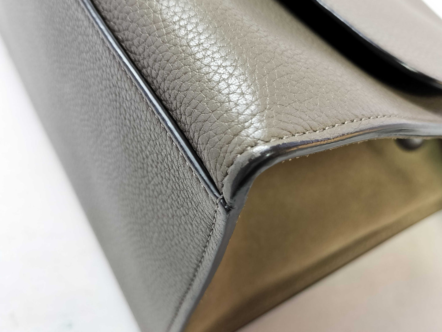 CELINE Trapeze 2-Way Shoulder Bag, Taupe Handbag