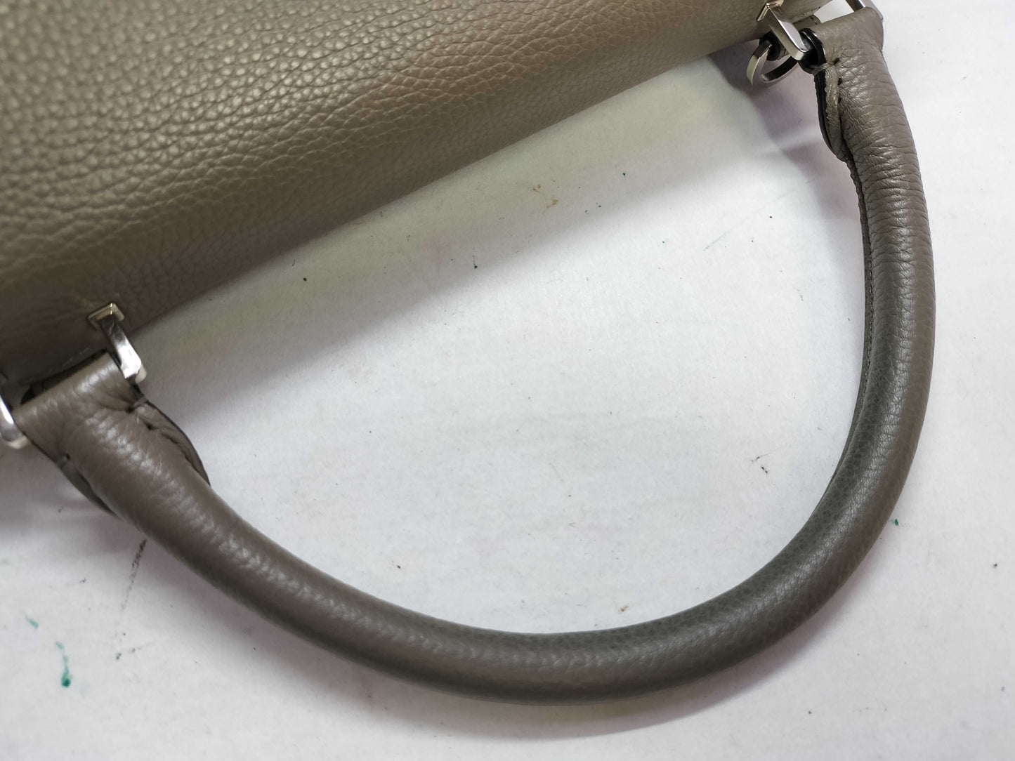CELINE Trapeze 2-Way Shoulder Bag, Taupe Handbag
