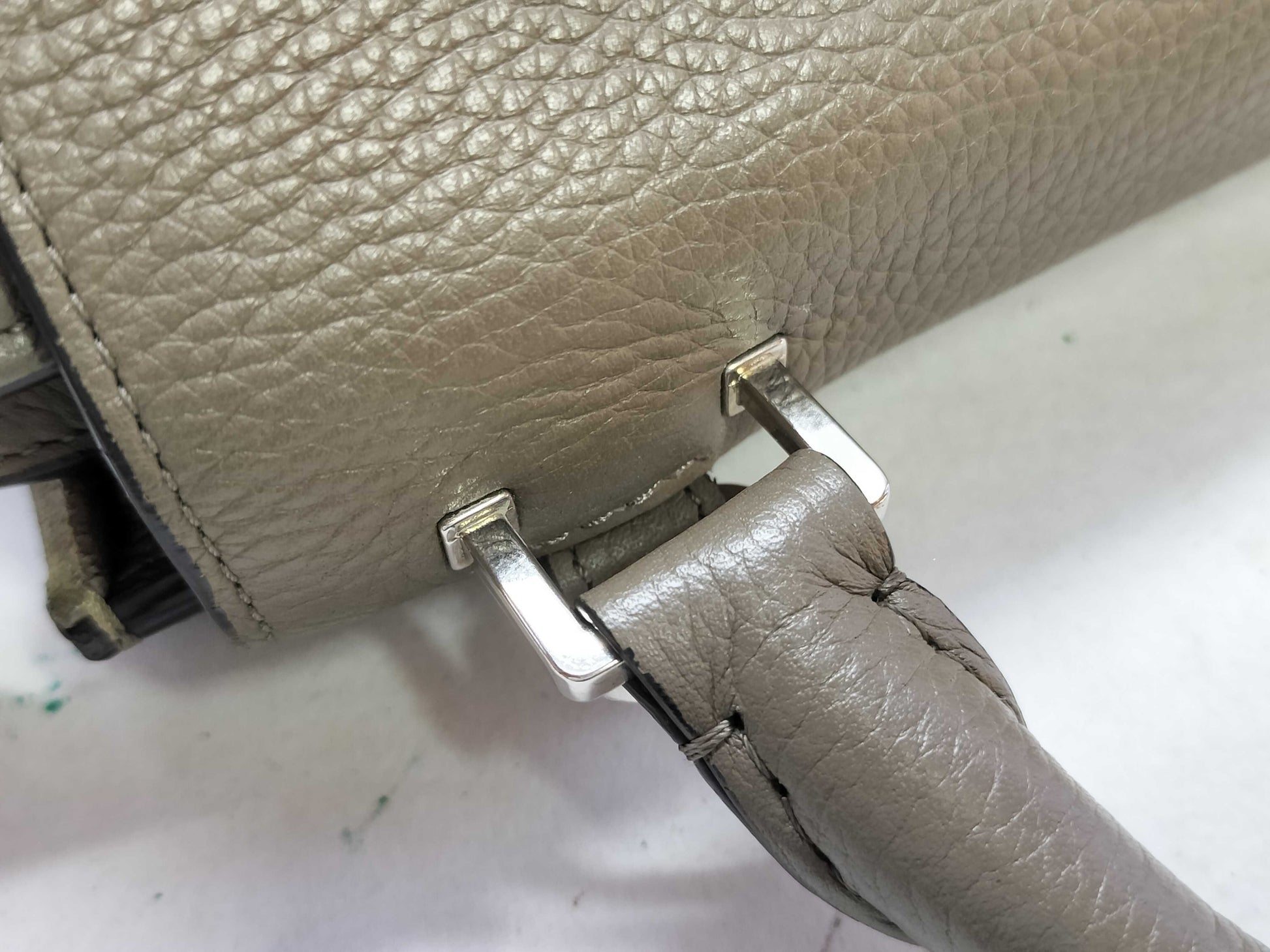 CELINE Trapeze 2-Way Shoulder Bag, Taupe Handbag