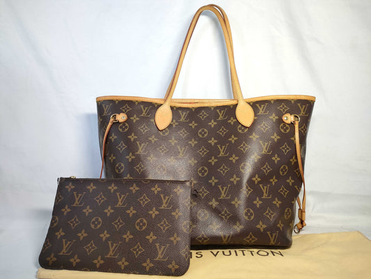 LOUIS VUITTON Monogram Neverfull MM Pimont M40998 Tote Bag