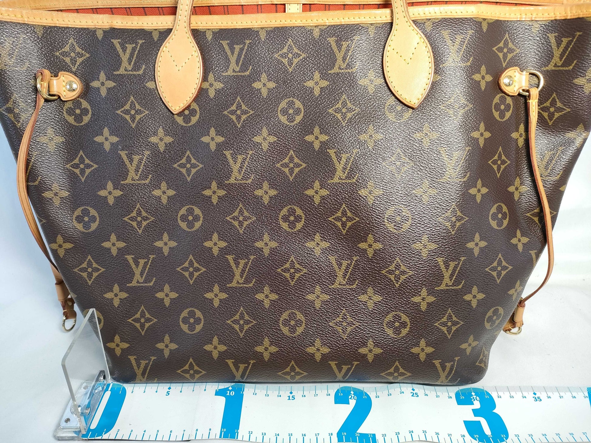 LOUIS VUITTON Monogram Neverfull MM Pimont M40998 Tote Bag