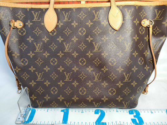 LOUIS VUITTON Monogram Neverfull MM Pimont M40998 Tote Bag