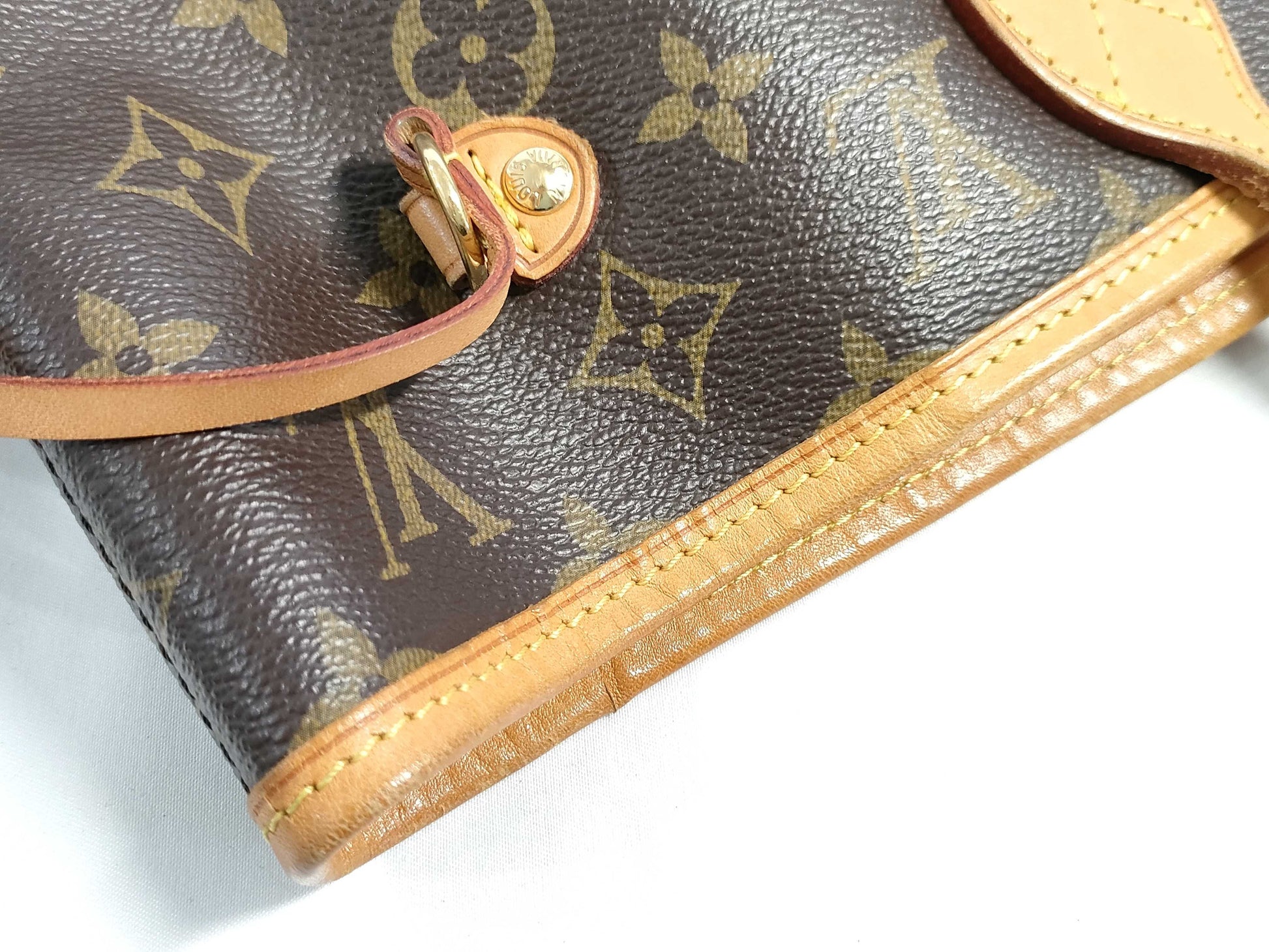 LOUIS VUITTON Monogram Neverfull MM Pimont M40998 Tote Bag