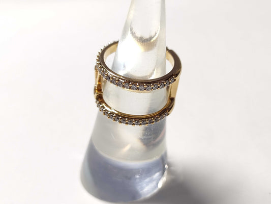 LOUIS VUITTON Iconic Strass Ring M1463S Ring