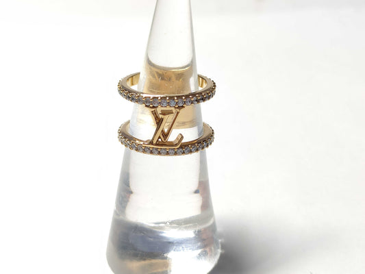 LOUIS VUITTON Iconic Strass Ring M1463S Ring