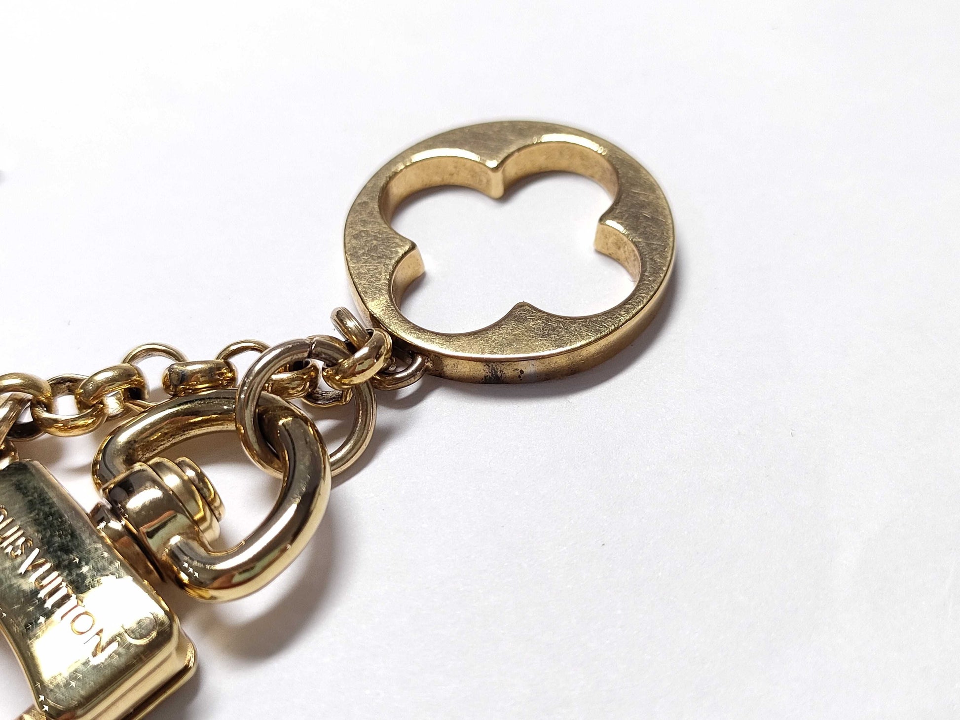 LOUIS VUITTON Monogram Bag Charm Chain Fleur de Monogram M01413 Charm