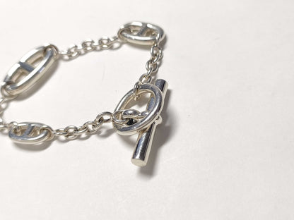 HERMES Chaine d'Ancre Farandole Bracelet SV925 Bracelet/Bangle