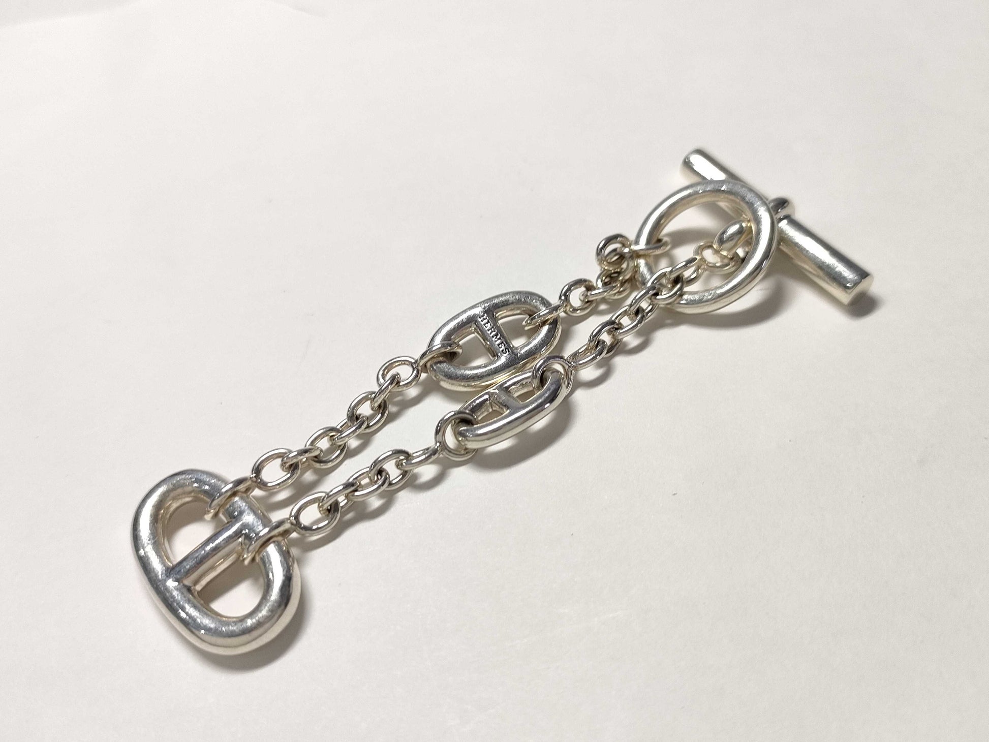 HERMES Chaine d'Ancre Farandole Bracelet SV925 Bracelet/Bangle