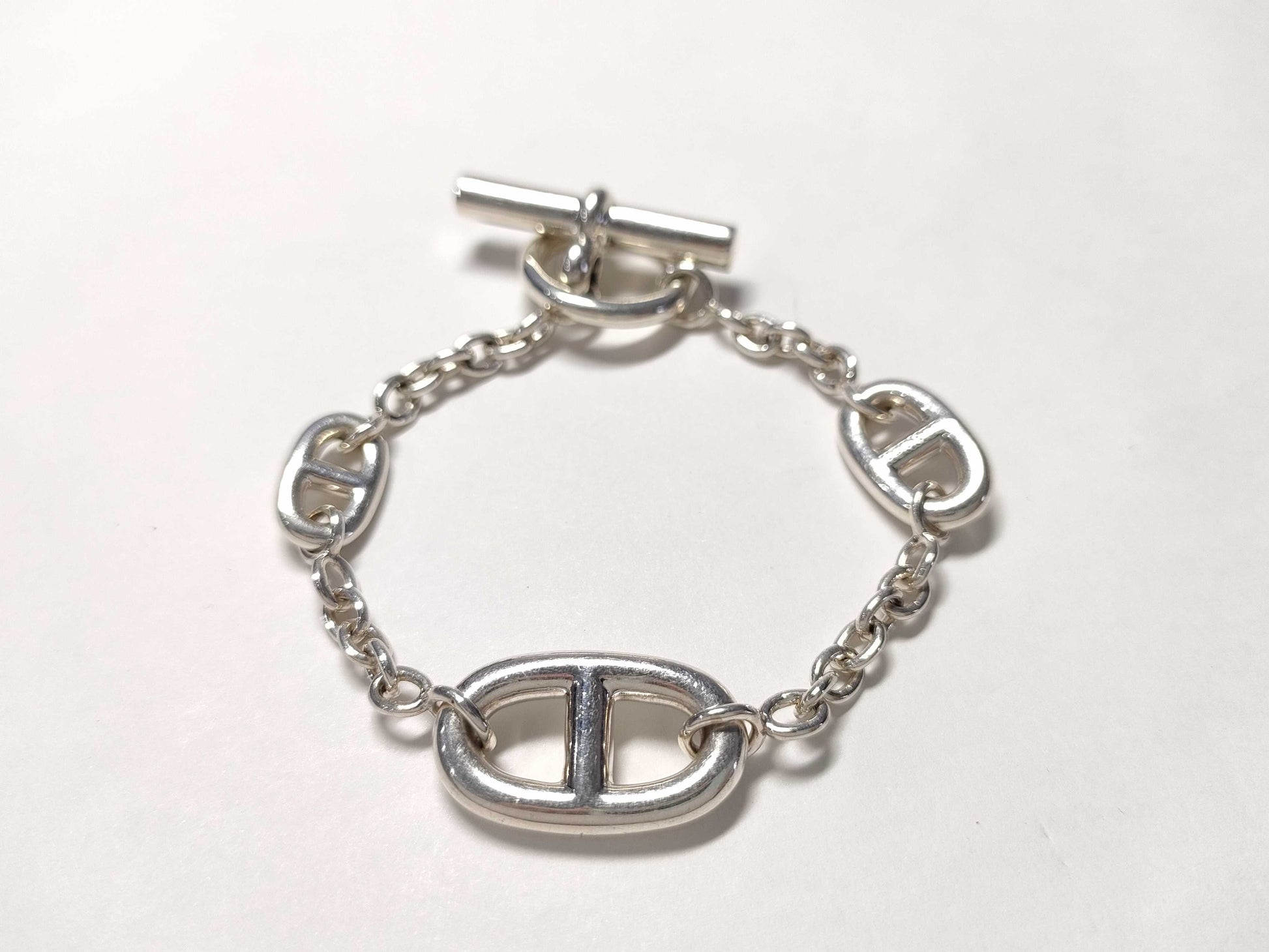 HERMES Chaine d'Ancre Farandole Bracelet SV925 Bracelet/Bangle