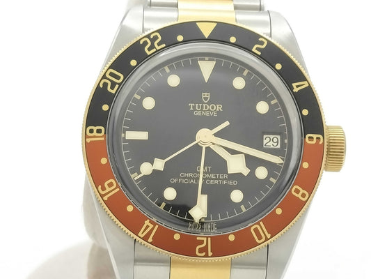 TUDOR Heritage Black Bay GMT 79833MN 821R278 Automatic Black Dial Men's Watch