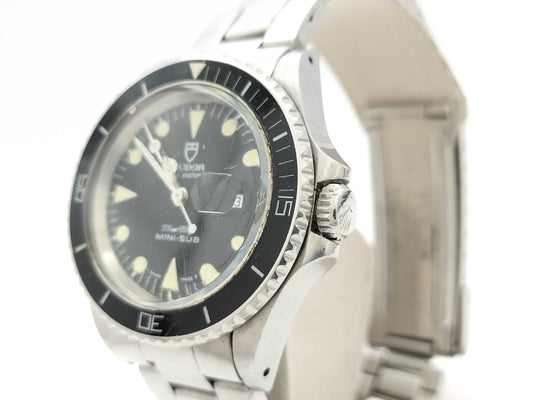 TUDOR Mini Sub 73090 317060 Automatic Black Dial Boys' Watch