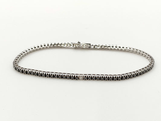 Damiani Luce Black Diamond 1PD White Gold 750 8.3g Bracelet/Bangle 