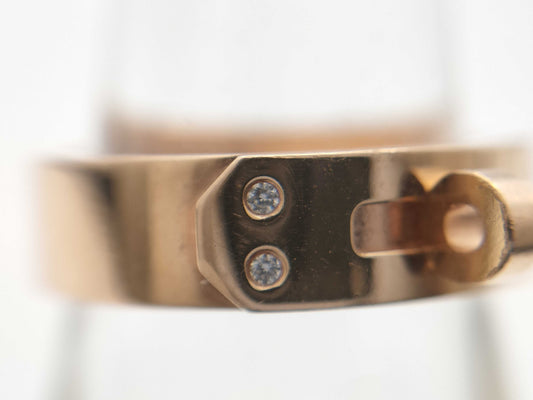 HERMES Kelly #52 4PD PG Au750 5.7g Ring 