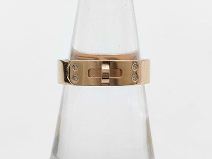 HERMES Kelly #52 4PD PG Au750 5.7g Ring 
