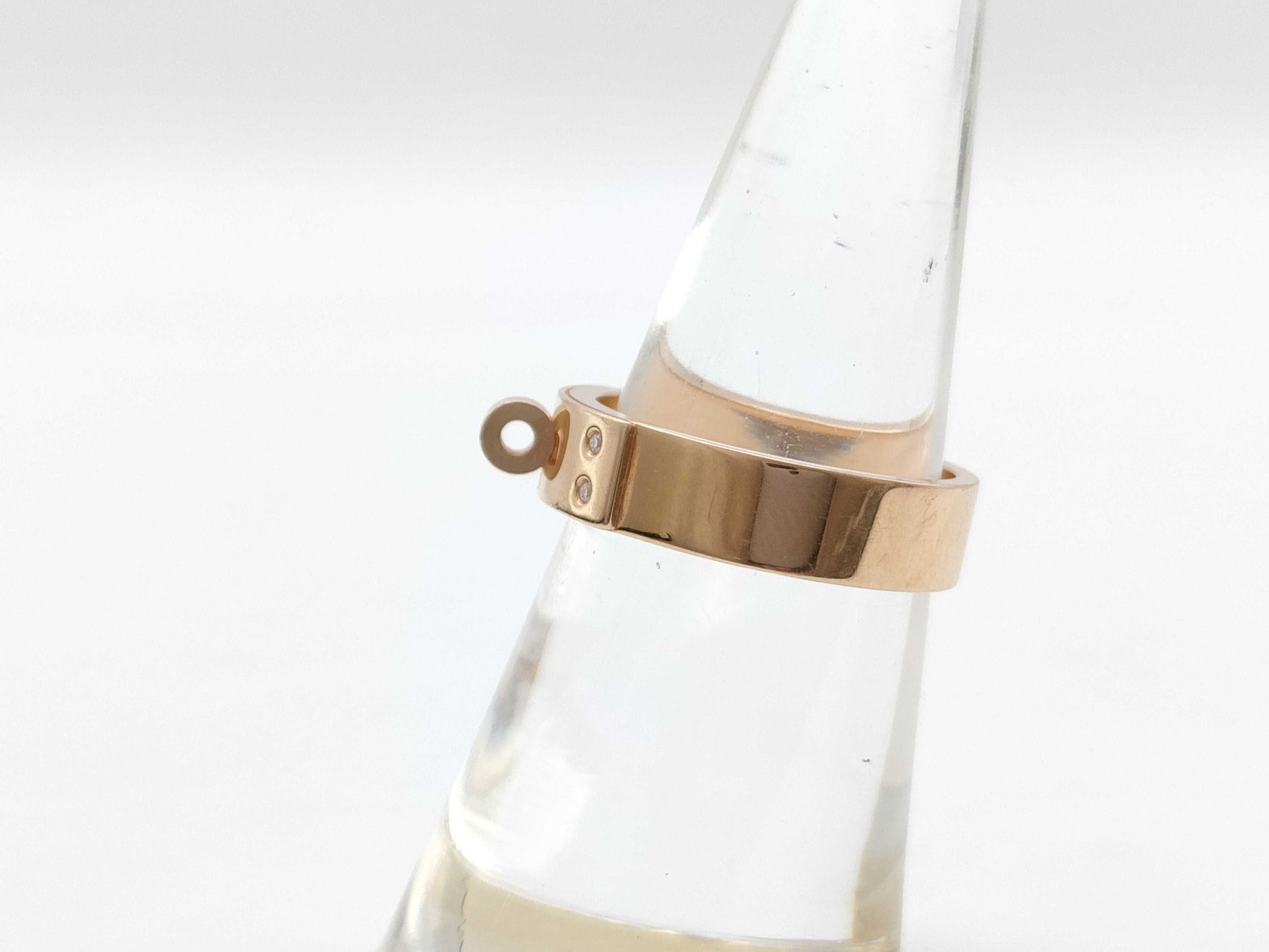 HERMES Kelly #52 4PD PG Au750 5.7g Ring 