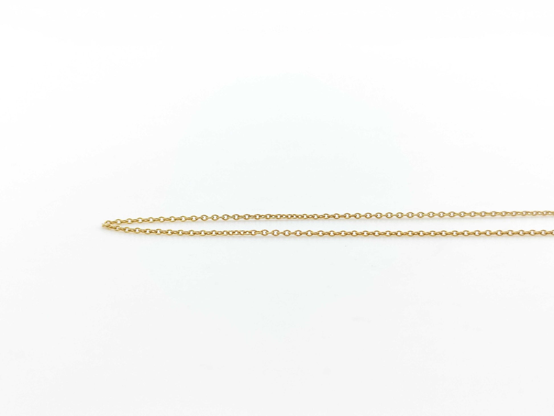 Tiffany & Co. Chain 18K Gold 1.5g Necklace 