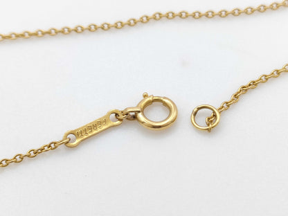 Tiffany & Co. Chain 18K Gold 1.5g Necklace 