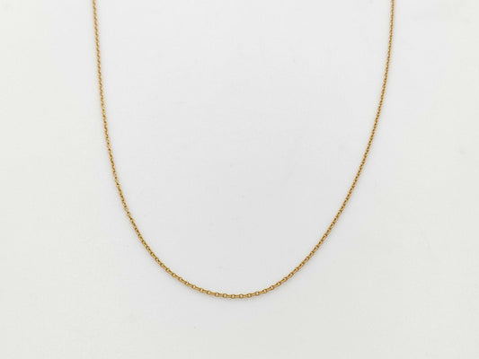 Tiffany & Co. Chain 18K Gold 1.5g Necklace 