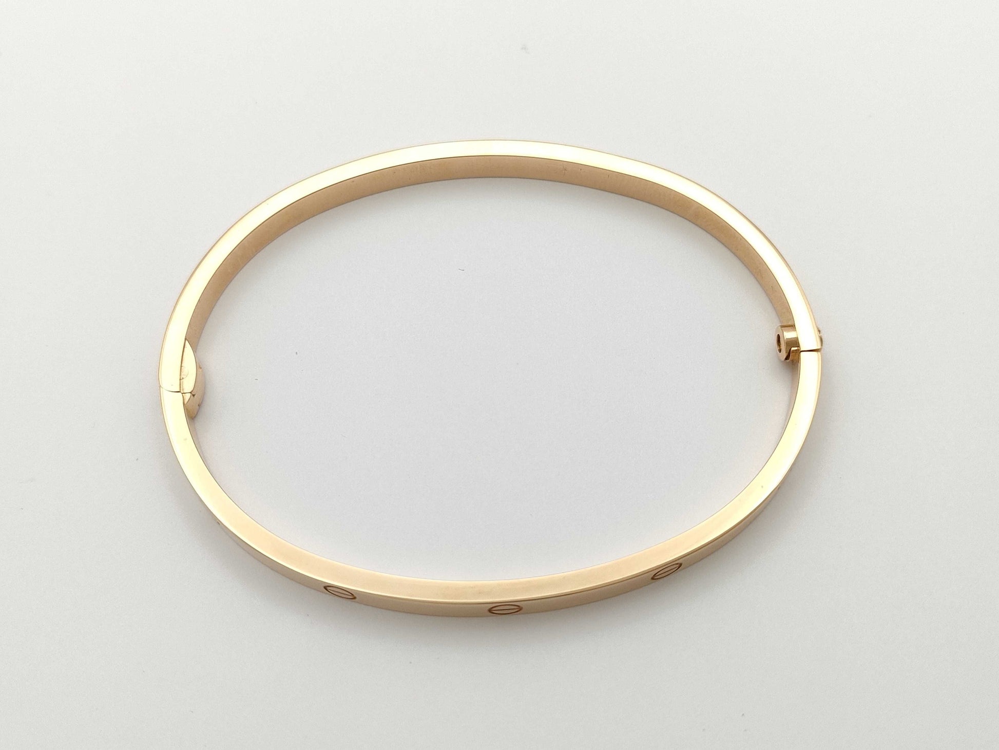 Cartier Love Bracelet SM #16 PG Au750 17.6g Bracelet/Bangle 