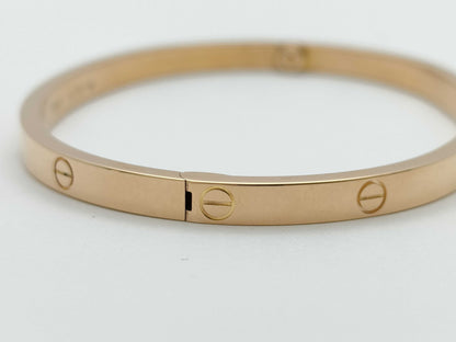 Cartier Love Bracelet SM #16 PG Au750 17.6g Bracelet/Bangle 
