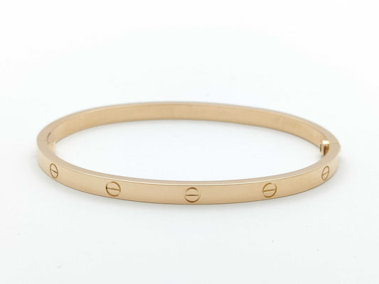 Cartier Love Bracelet SM #16 PG Au750 17.6g Bracelet/Bangle 