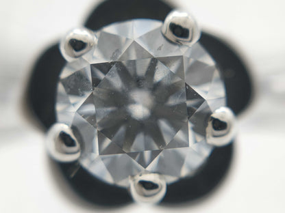 CHANEL Camellia #49 D0.41ct PT950 5.1g Ring 