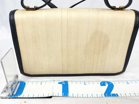 HERMES Crinoline Cadena Lock Shoulder Bag with I Stamp, Ivory