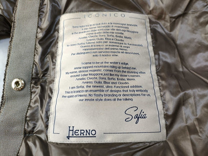 HERNO New with tags ICONICO Brown Jacket P10046DIC