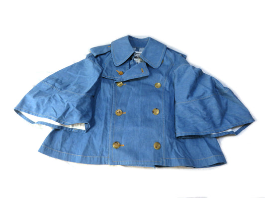 COMME des GARÇONS Junya Watanabe Comme des Garçons Poncho-Style Denim Jacket