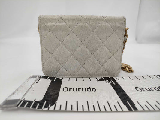 CHANEL Chain Shoulder Bag Mini White 31 Series Shoulder Bag