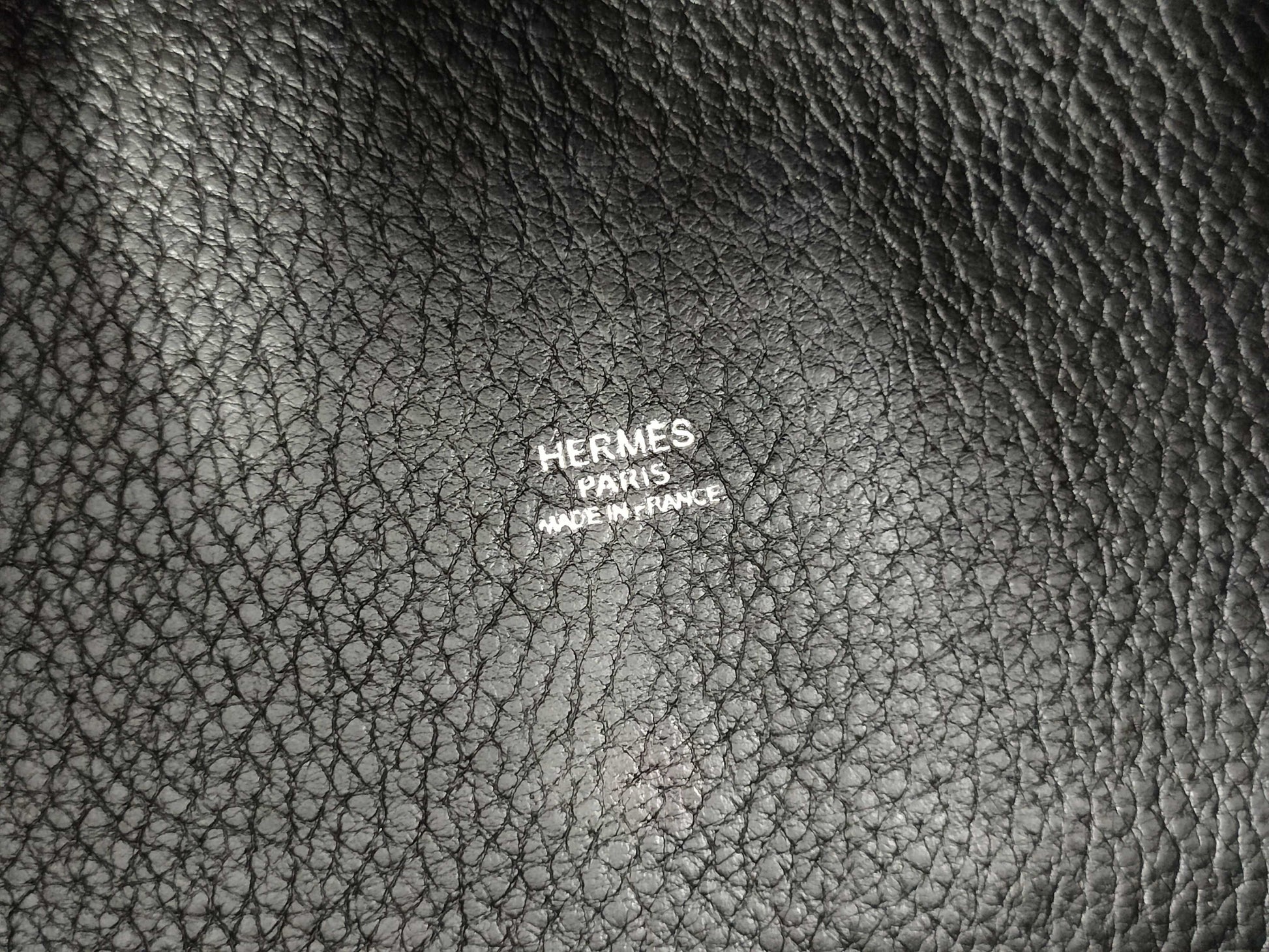 HERMES Picotin Lock PM Black with Silver Hardware, H Handbag