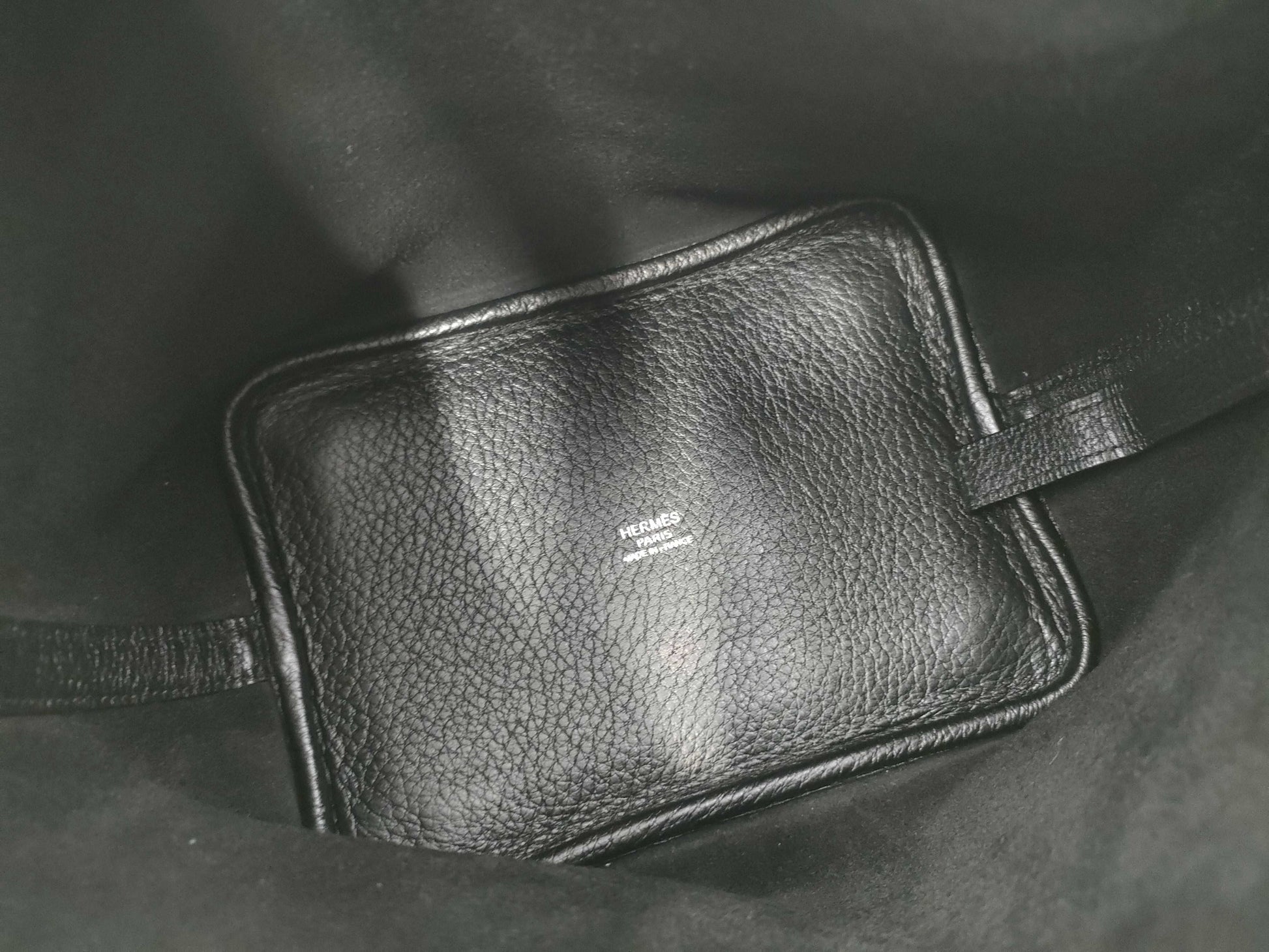 HERMES Picotin Lock PM Black with Silver Hardware, H Handbag