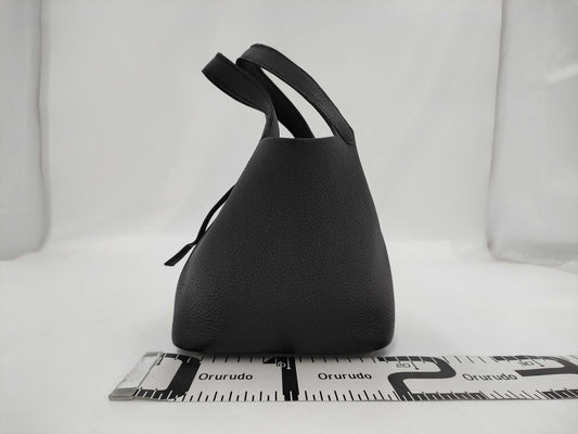 HERMES Picotin Lock PM Black with Silver Hardware, H Handbag
