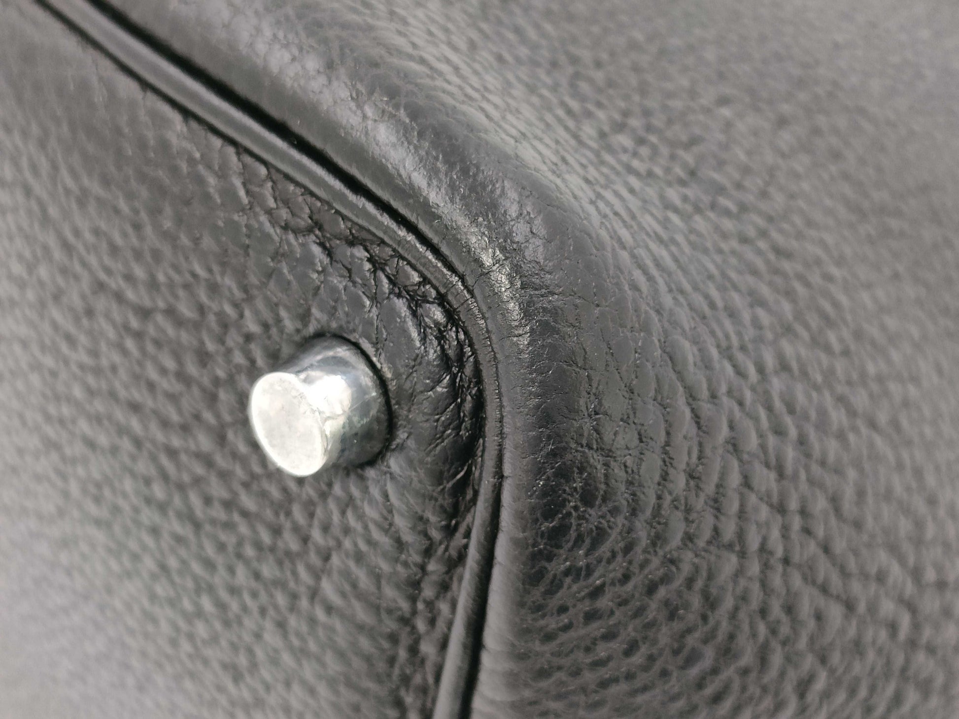 HERMES Picotin Lock PM Black with Silver Hardware, H Handbag