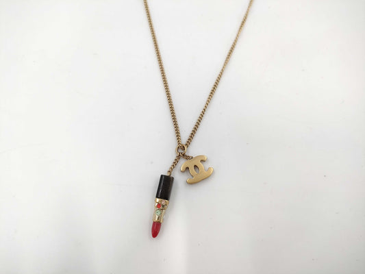 CHANEL 04A Coco Mark Lipstick Necklace