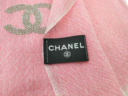 CHANEL Chanel Stole Cashmere Silk Coco Mark Other Accessories