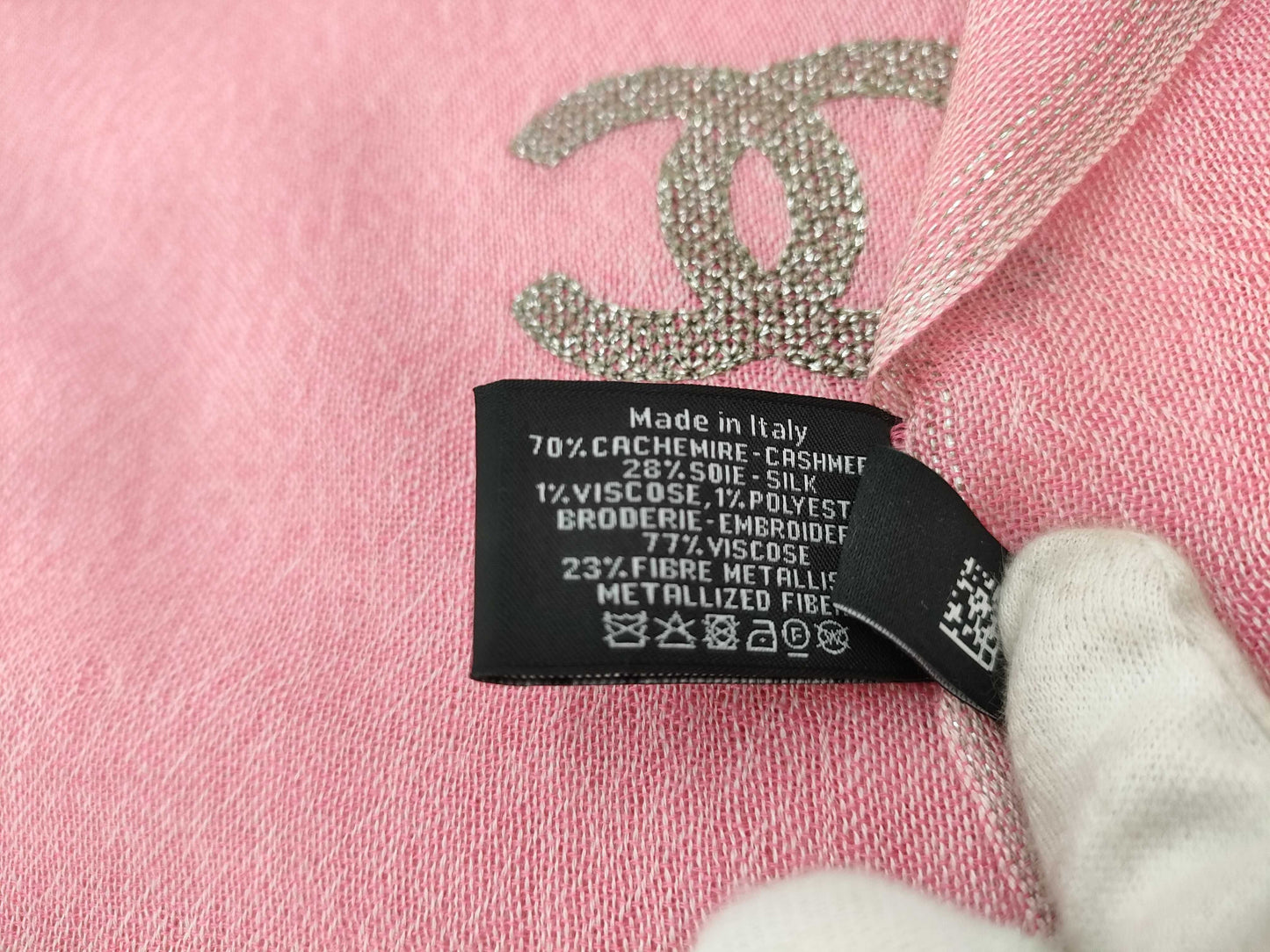 CHANEL Chanel Stole Cashmere Silk Coco Mark Other Accessories
