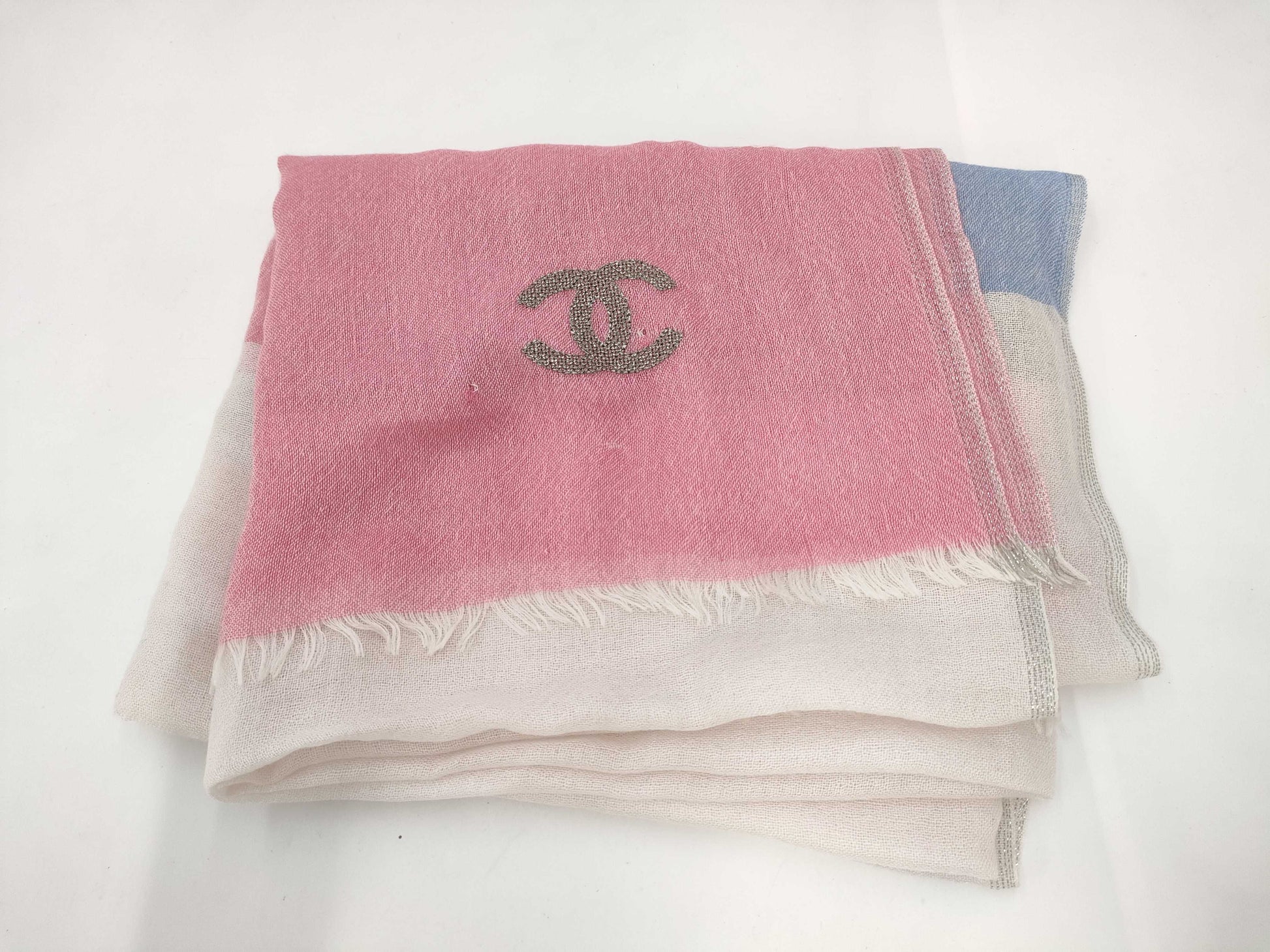 CHANEL Chanel Stole Cashmere Silk Coco Mark Other Accessories
