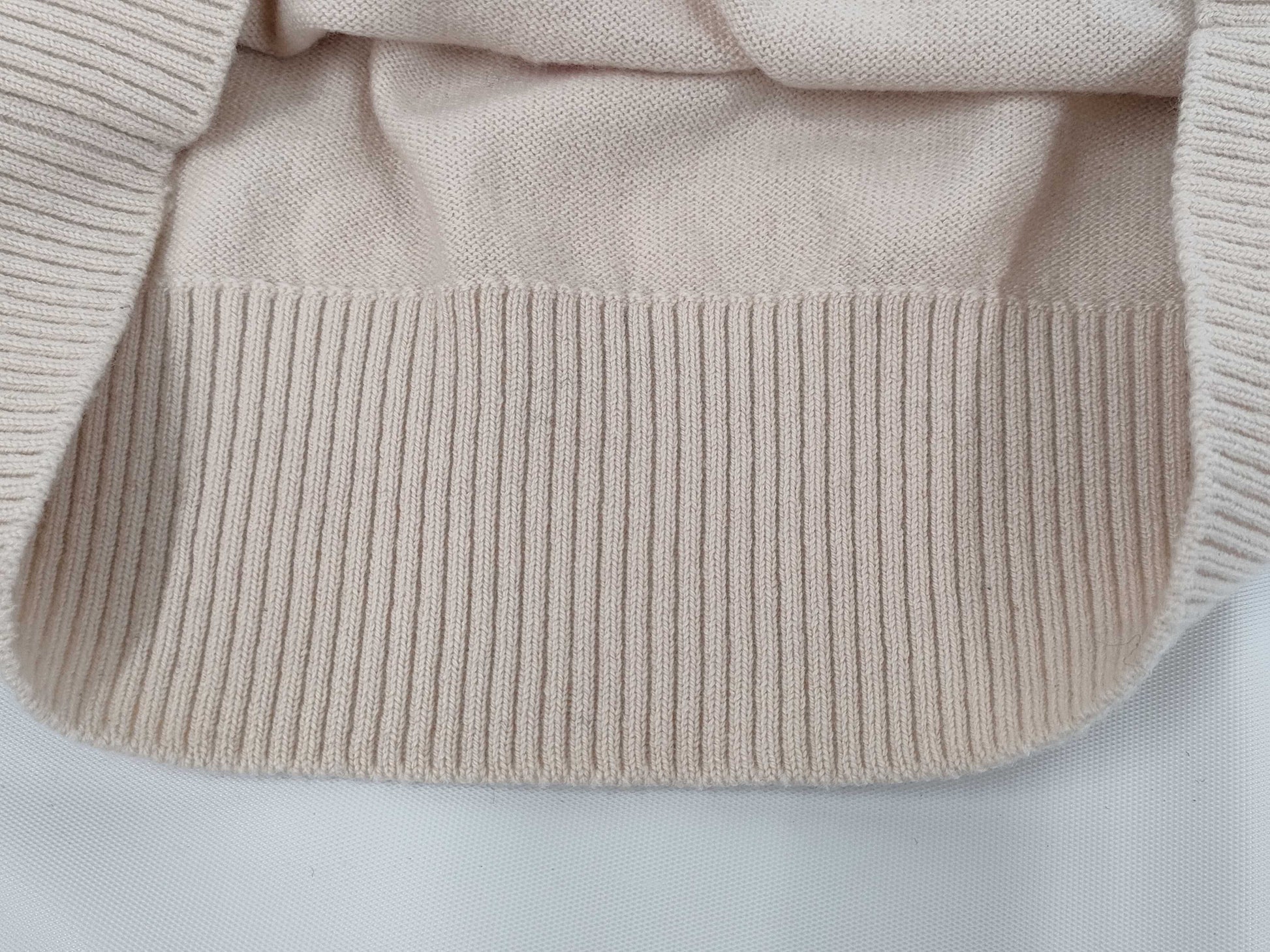 CHANEL Cardigan Cashmere Knit Top Coco Button Size 42 Top