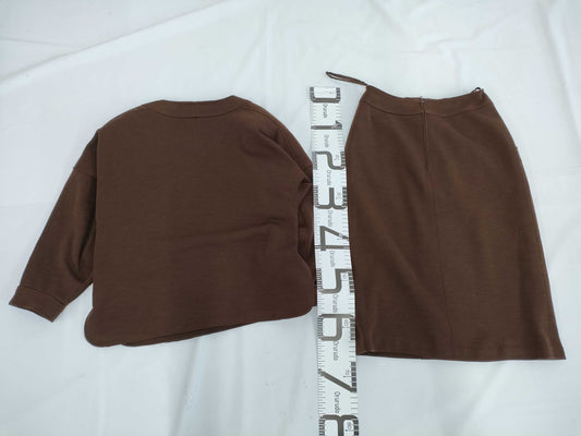 CHANEL Chanel Set Skirt Brown Size 36 Other Apparel