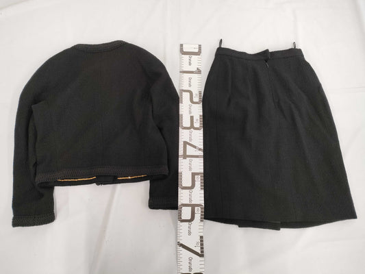 CHANEL 1991SS runway jacket set, black, size 40, other apparel