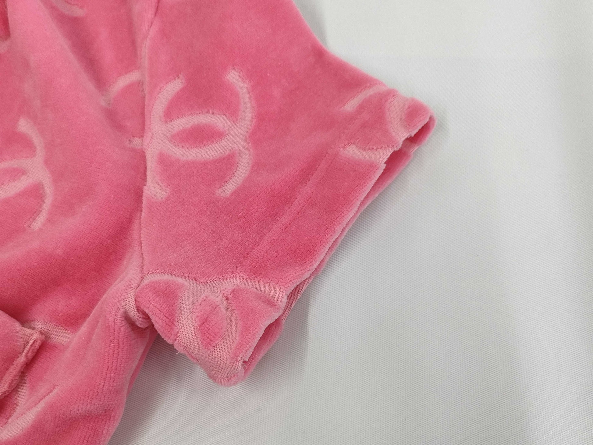 CHANEL Velvet Blouse Size 40 Jacket Tops
