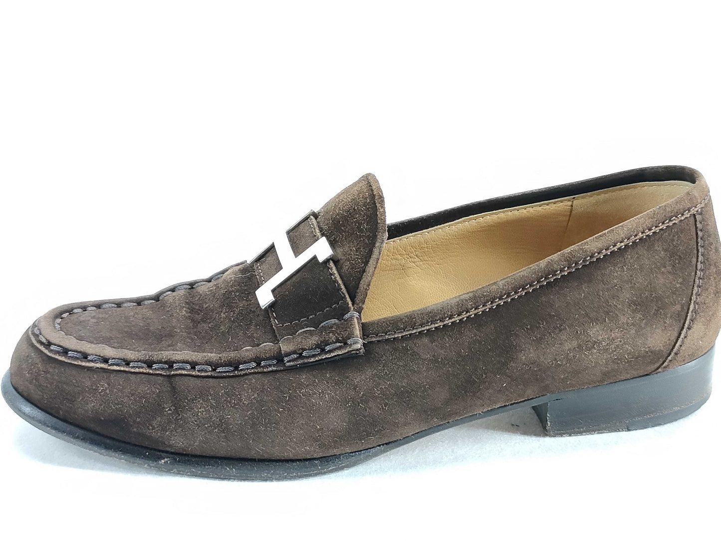 HERMES Hermes Loafers Suede Loafers