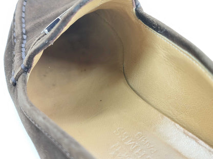 HERMES Hermes Loafers Suede Loafers