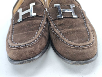 HERMES Hermes Loafers Suede Loafers