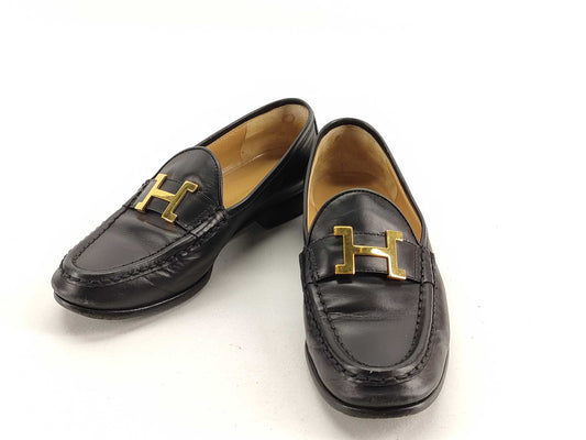 HERMES Leather Loafers