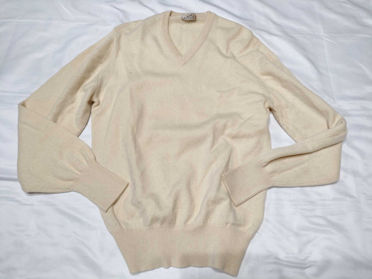 HERMES Knit Sweater Cashmere Top