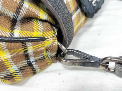 PRADA Prada Handbag One Shoulder Beaded Shoulder Bag